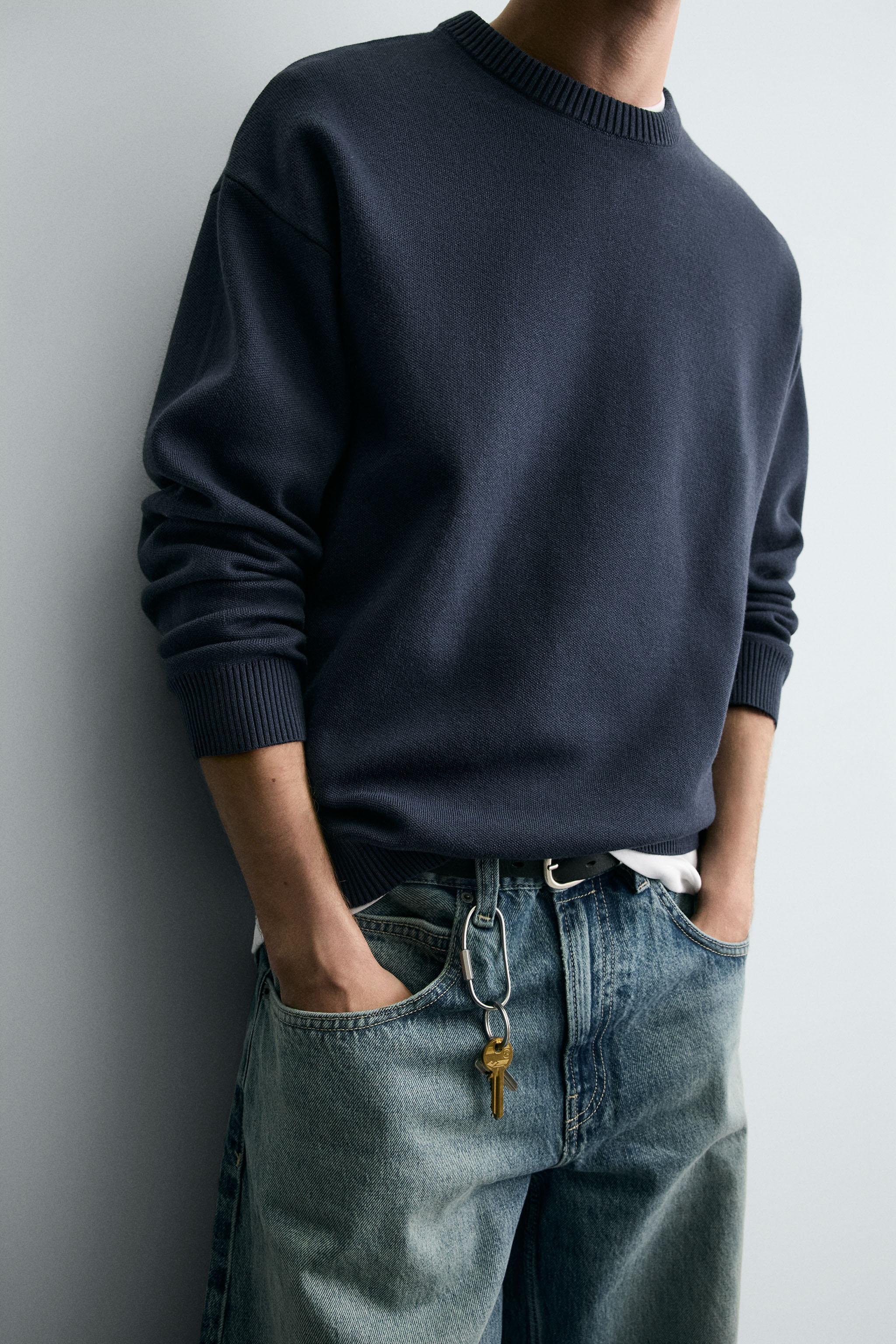 SOFT TEXTURED KNIT SWEATER